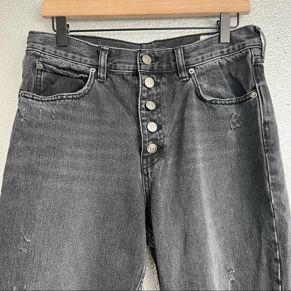 Free People Blossom Rigid Jean in Black - Picture 10 of 11